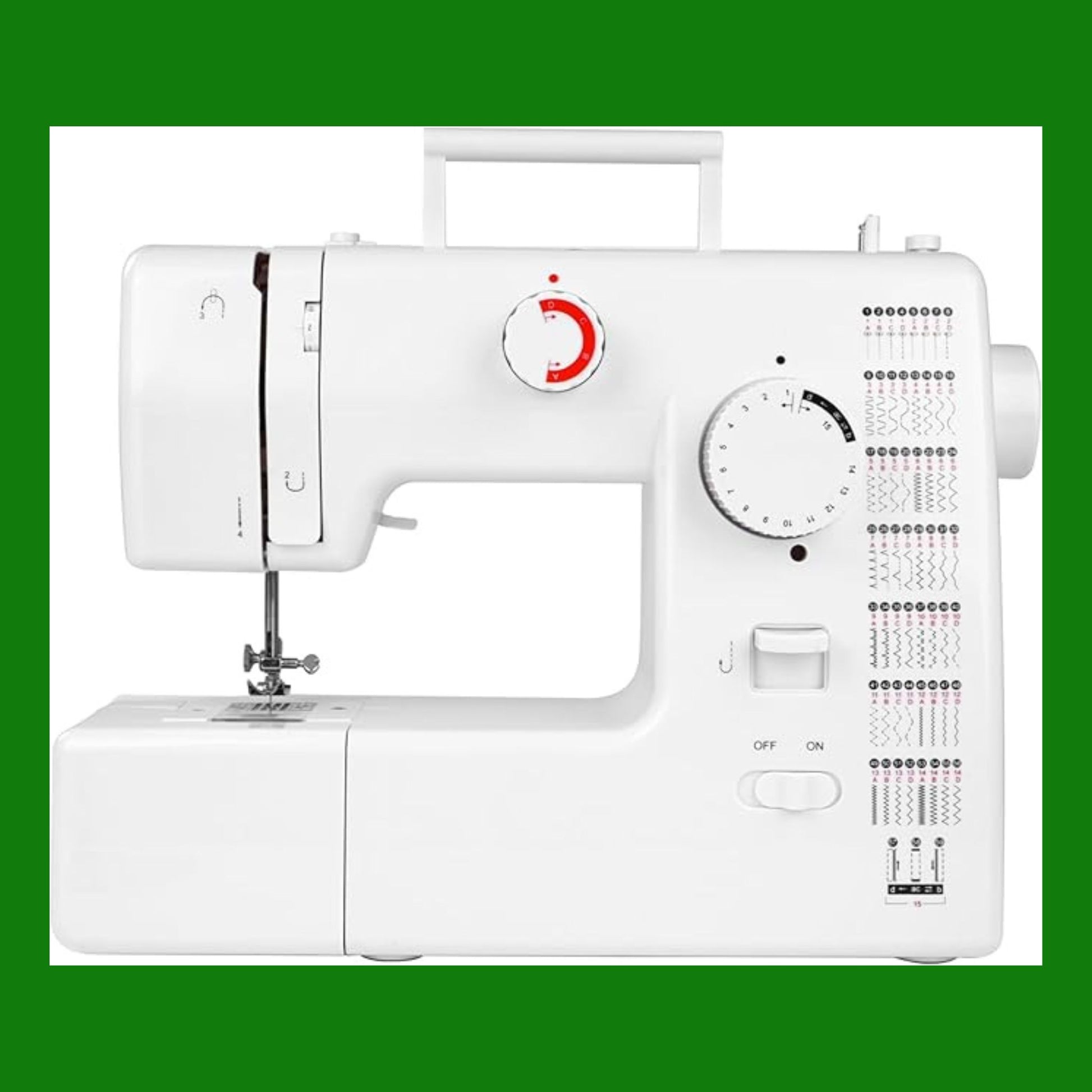 Macchina da Cucire Elettrica Portatile con 59 Punti di Cucitura, Facile per Principianti, Cucitrice Automatica, per Creativo