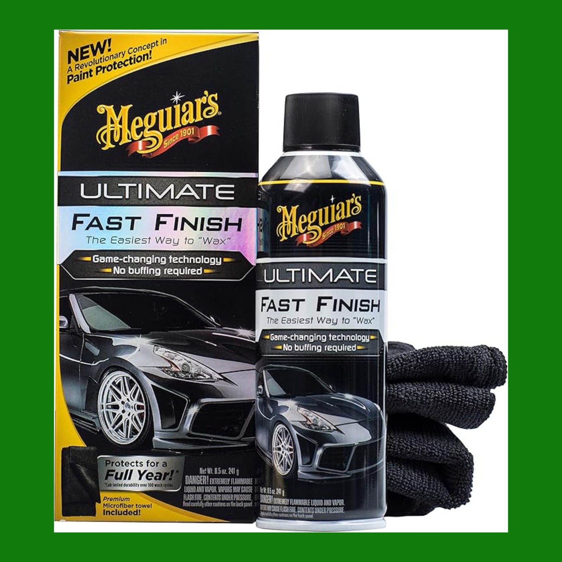 Meguiar's G18309EU Ultimate Fast Finish, Cera Veloce Ultimate, 291 ml