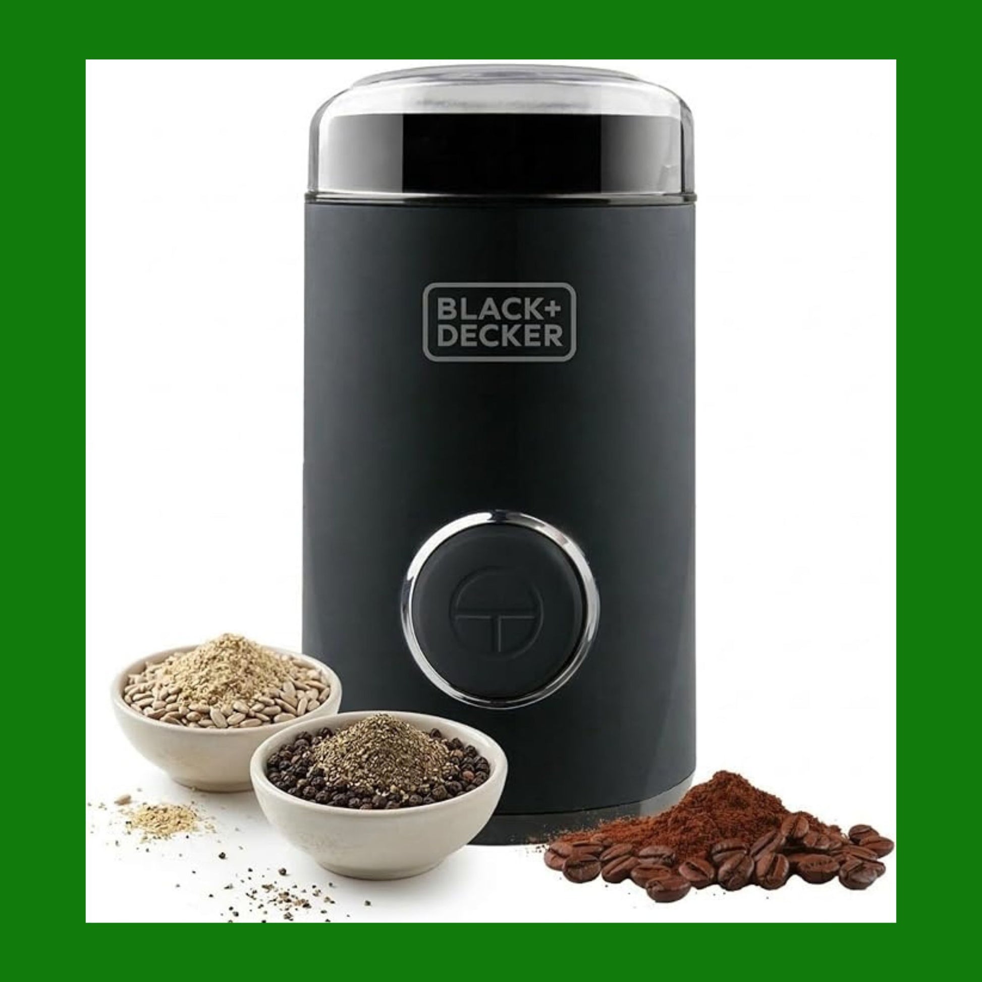 BLACK+DECKER BXCG150E - Macinacaffè Elettrico 150W | Serbatoio 50g