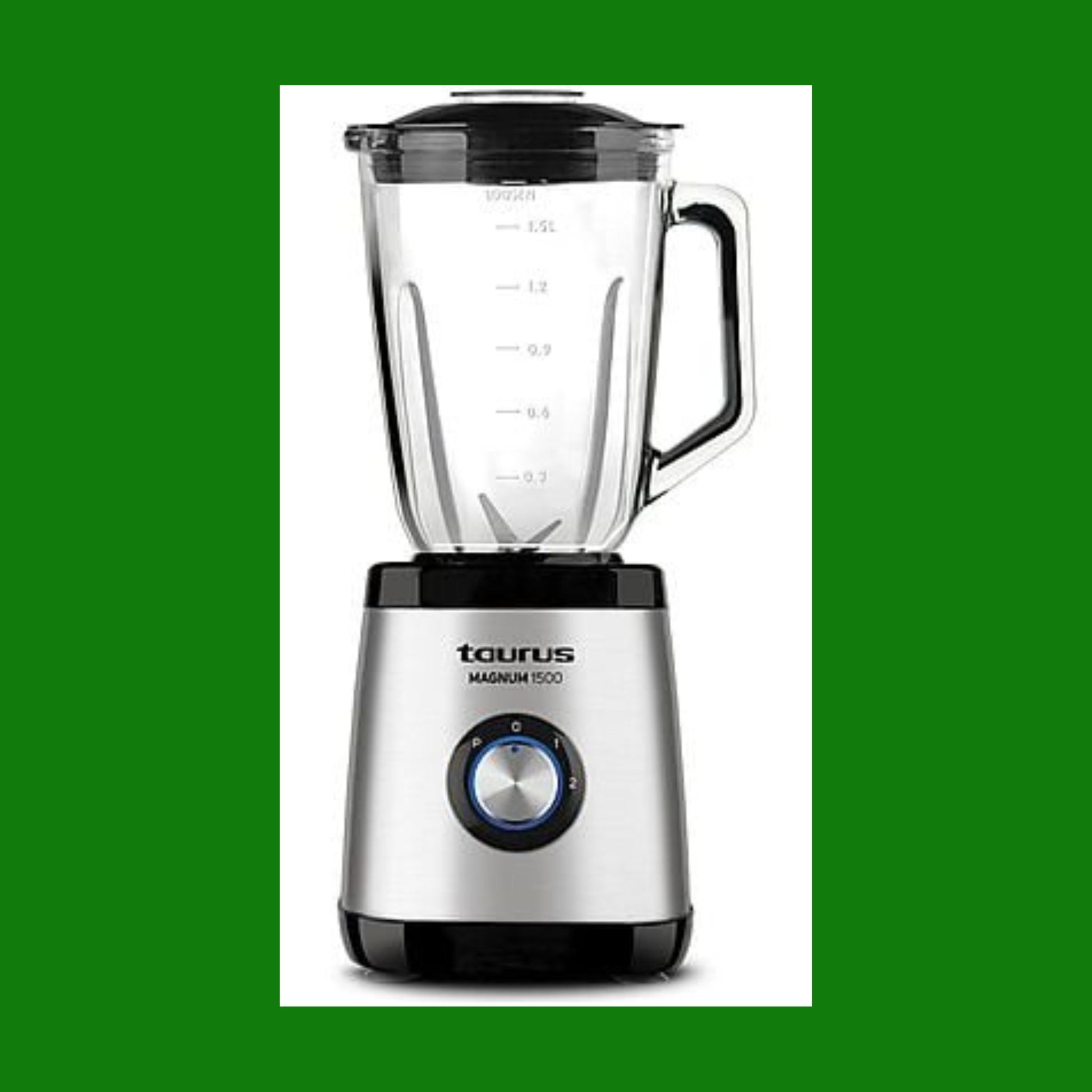 Taurus Power Magnum 1600 1,75 L Frullatore da tavolo 1600 W Nero Acciaio inossidabile