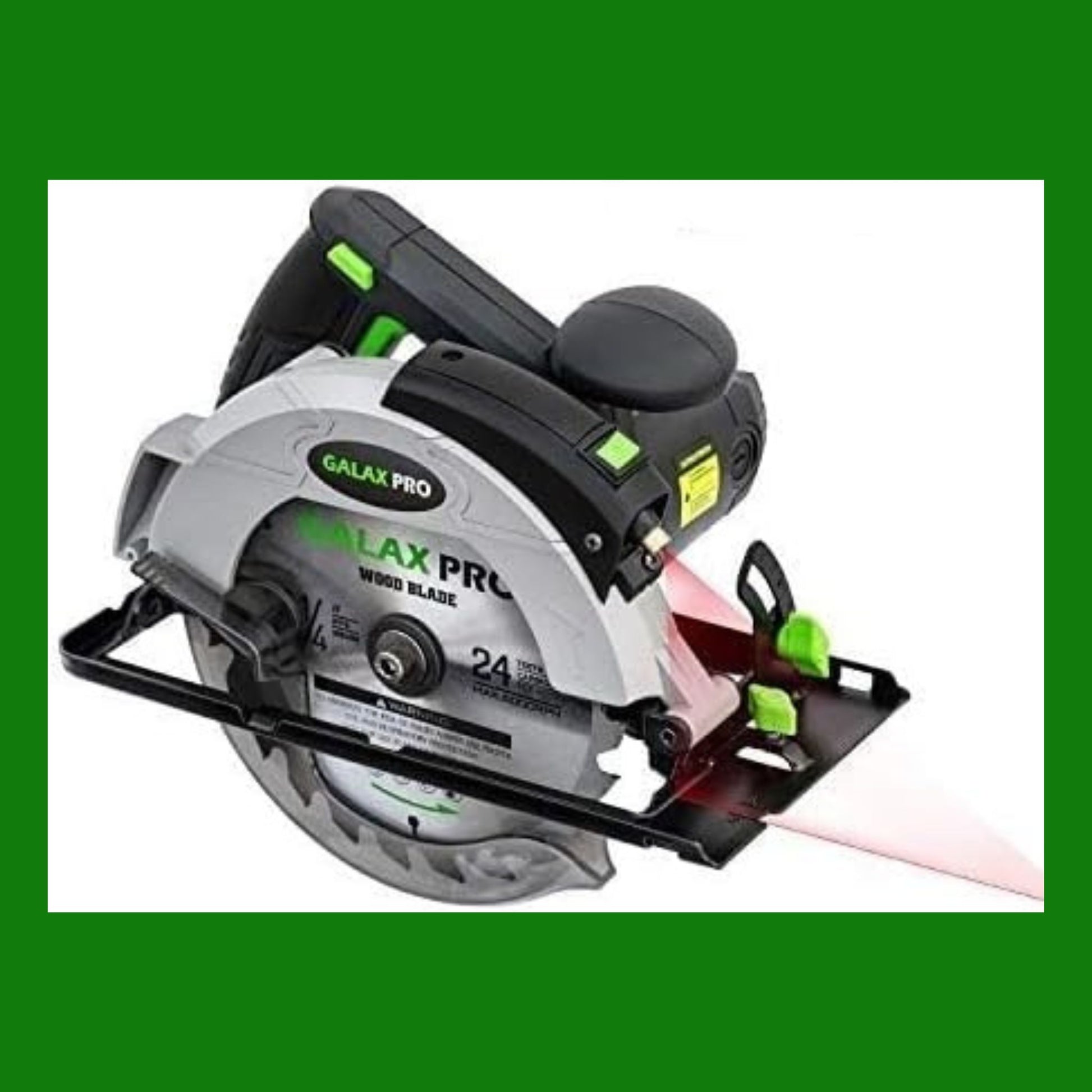 GALAX PRO Sega Circolare 1400W 5500RPM, Guida Laser, Lama 185mm