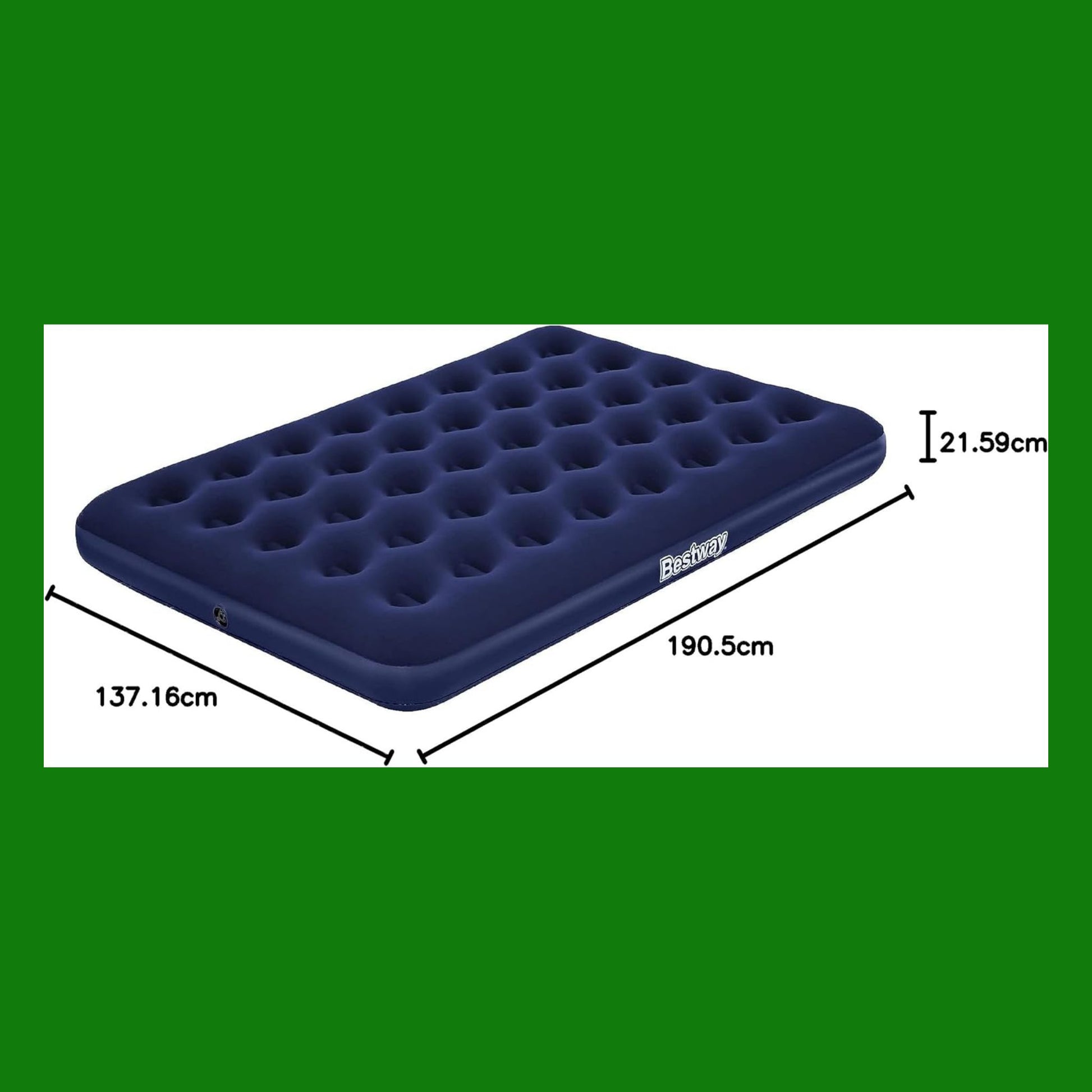 Bestway 67002-5 Materasso matrimoniale gonfiabile da 191x137x22 cm
