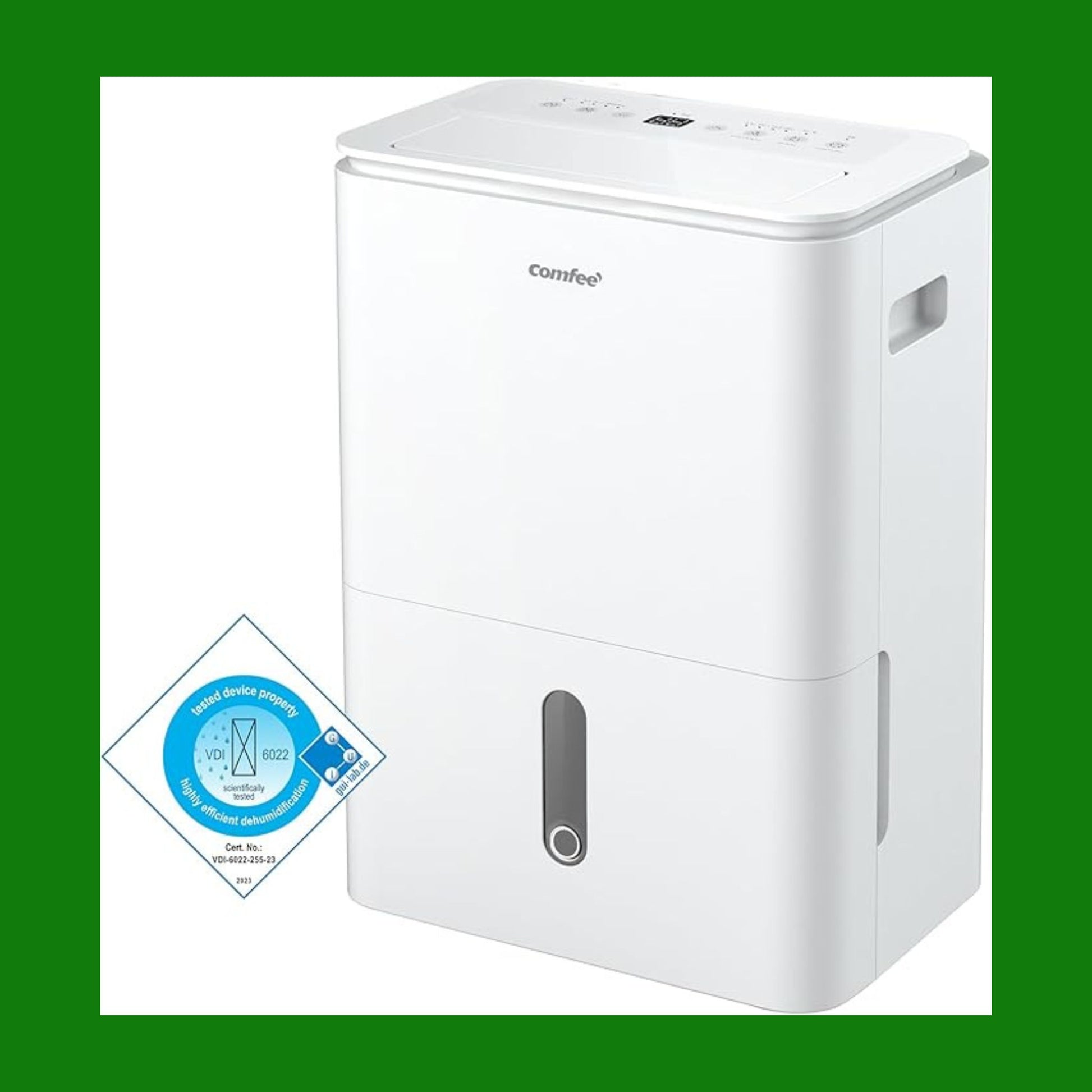 COMFEE Deumidificatore Easy Dry 16L/giorno, 4 modalità, umidificatore d'aria collegato, serbatoio 3L