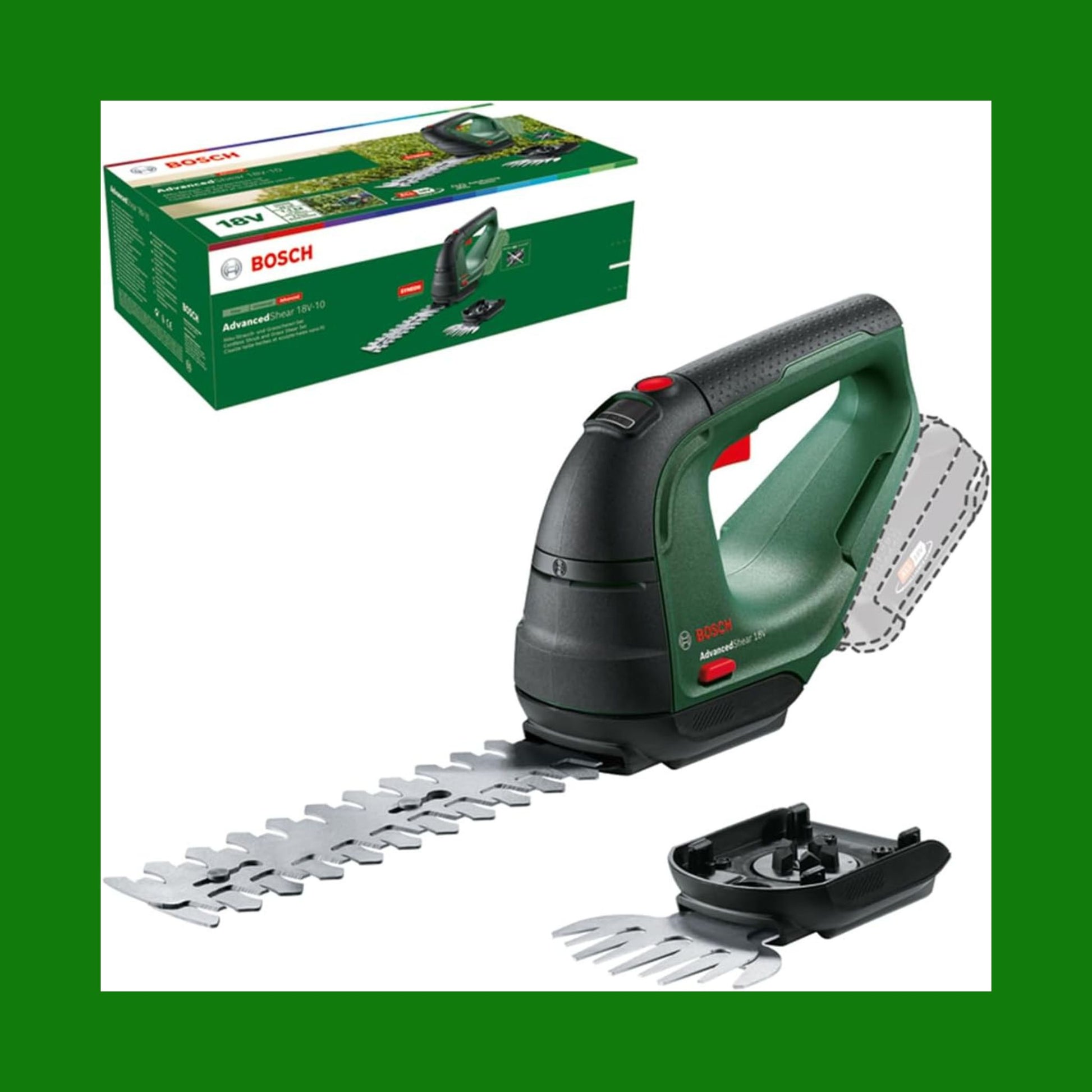 Bosch Home and Garden Cesoia per erba a batteria AdvancedShear 18V-10
NO BATTERIA