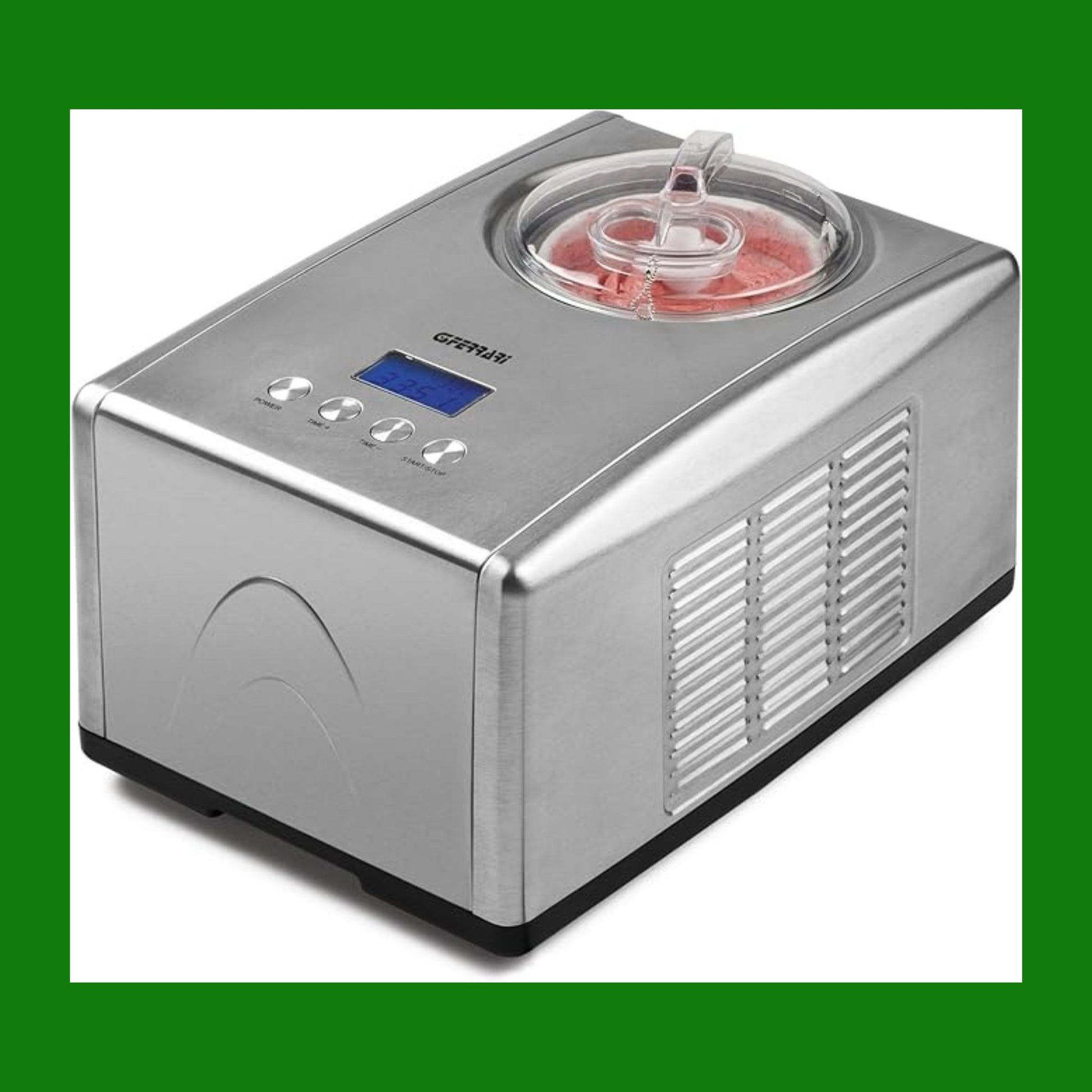 G3 Ferrari G20035 Cremosa Gelatiera, 150 W, 1.5 Litri, Acciaio Inox