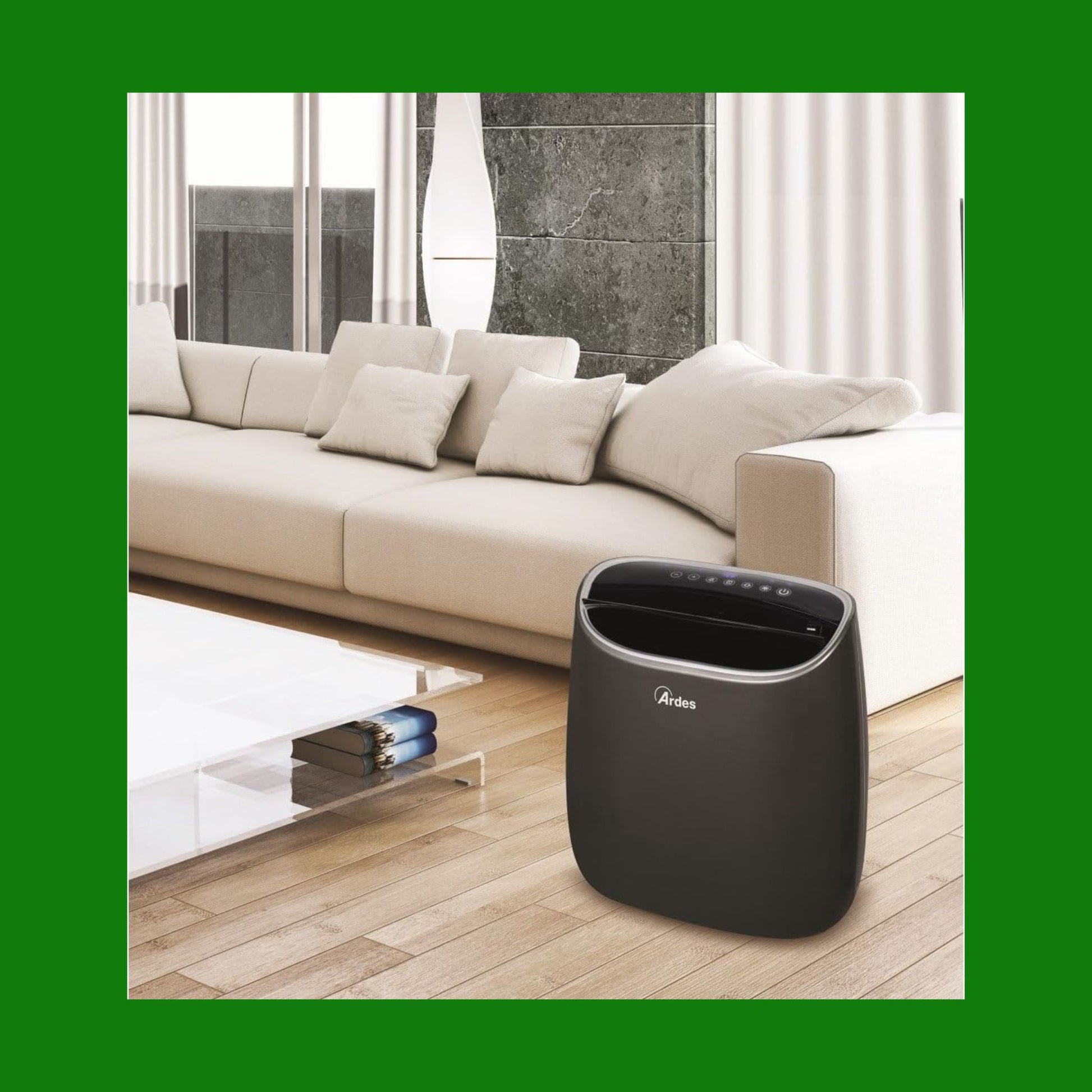 ARDES | AR4P17 STONE Termoventilatore Ceramico 2200W, Termoventilatore Ceramico Programmabile Timer 12h,