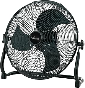 ARDES BOX METAL 45 B AR5C45BB Ventilatore da pavimento Ø45 cm 100 W con 3 velocità,
