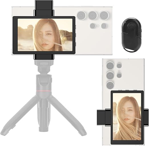 Newmowa Vlog Selfie Monitor Schermo con Supporto Magnetico per Telefono