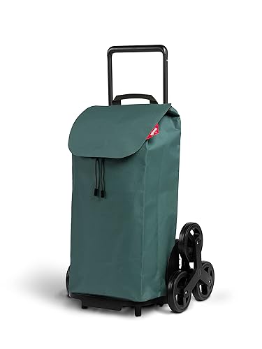 Gimi (GIMIV) 77565 Trolley per la Spesa con 6 Ruote, Impermeabile, 100% Poliestere, capacità 52 l, 44,1 x 50,7 x 95,6