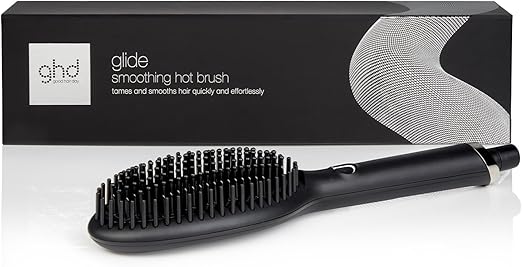 ghd Glide Hot Brush, Spazzola Lisciante per Capelli con Effetto Anticrespo, Piega Veloce e Senza Sforzo