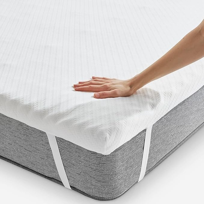 PIKOLIN Topper Matrimoniale 160 x 200 cm Memory Foam Spessore 7 cm - Coprimaterasso