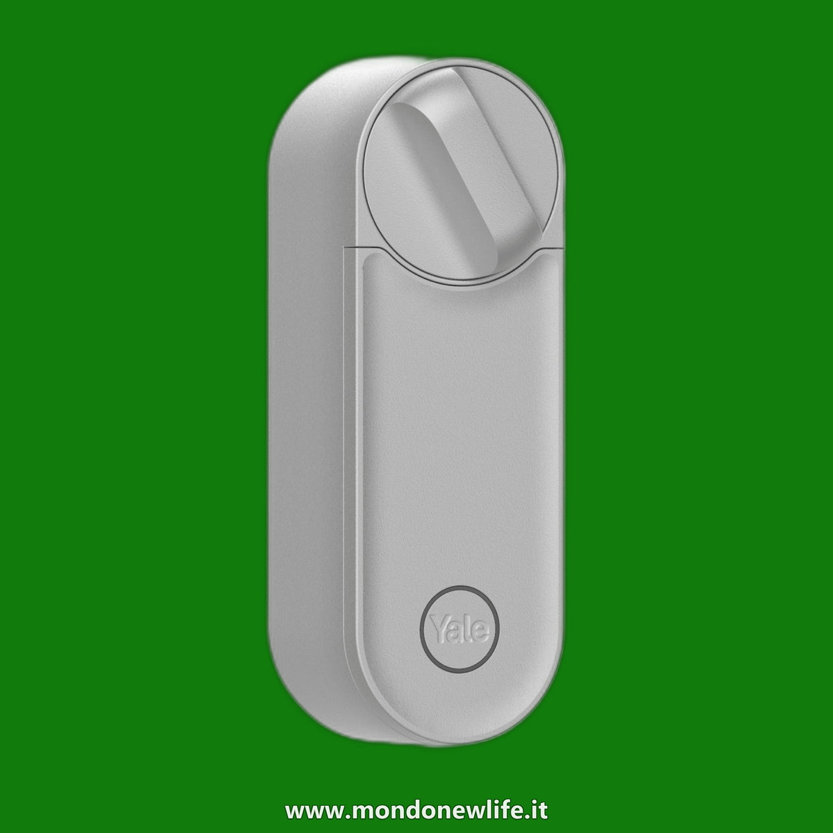 Yale Serratura Smart Linus L2 05/103210/SI Argento, accesso senza chiave, Installazione fai da te, Blocco/sblocco da remoto, Wi-Fi integrato, Compatibile con Matter, Controllo via App Yale Home