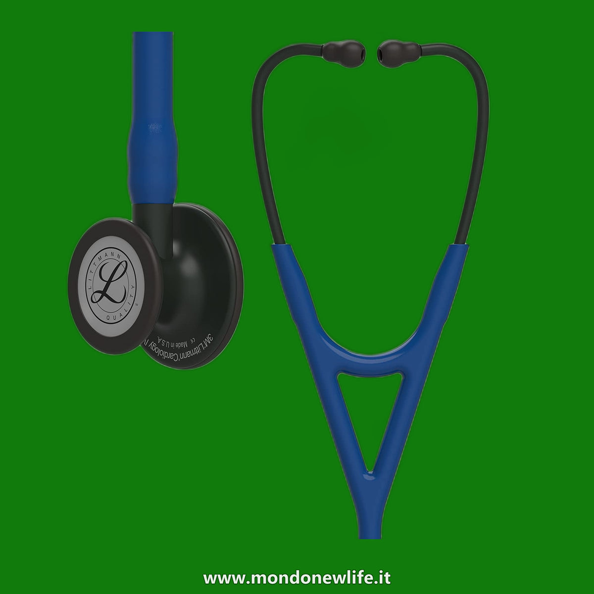Littmann Cardiology IV Stetoscopio Professionale, 6168, Tubo Blu Navy