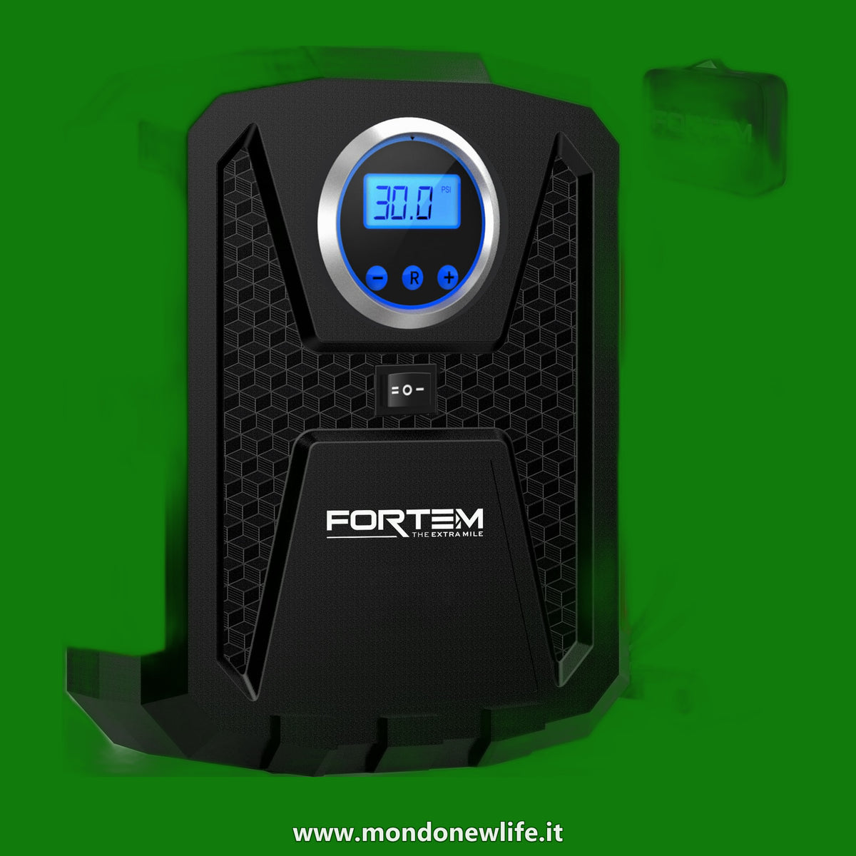 FORTEM Compressore Aria Portatile Auto, Pneumatici, Mini Gomme