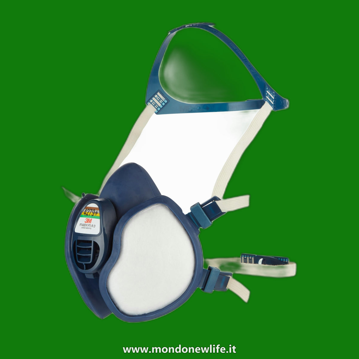 3M Semimaschera Senza Manutenzione 4279 plus, con Filtri FFABEK1P3 R D