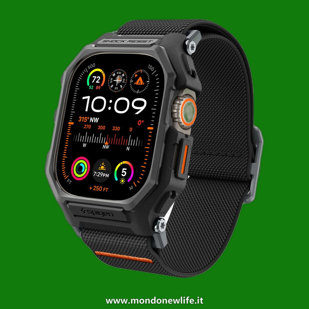 Spigen Lite Fit Pro Cover con Cinturino per Apple Watch Ultra 4/3/2/1