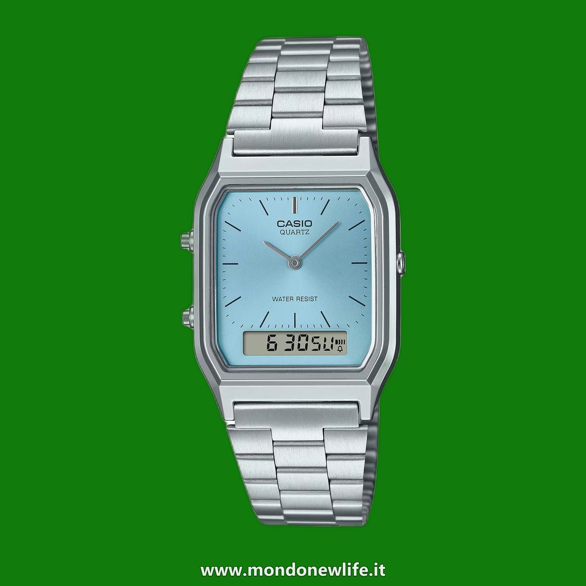 Casio Collection AQ-230A-2A1MQYES orologio 2. Fuso orario