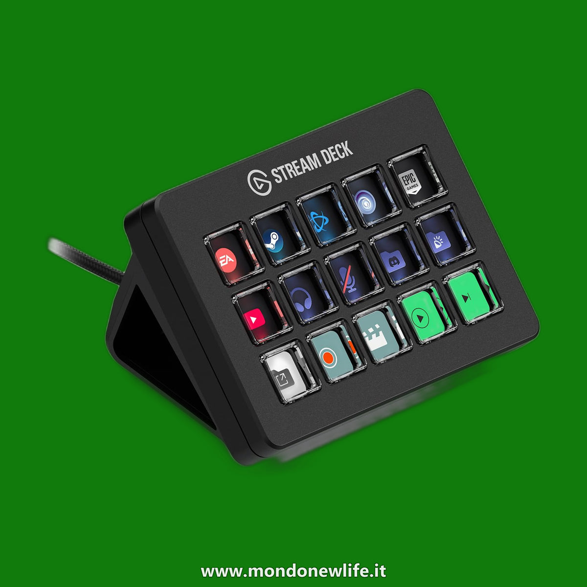 Elgato Stream Deck Scissor Keys, controller per workflow
