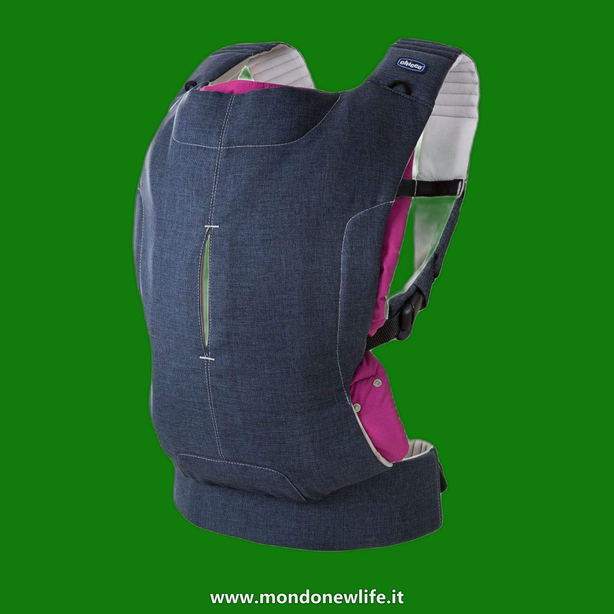 Chicco 00079477090000 Marsupio Myamaki Complete, 0m+, Denim