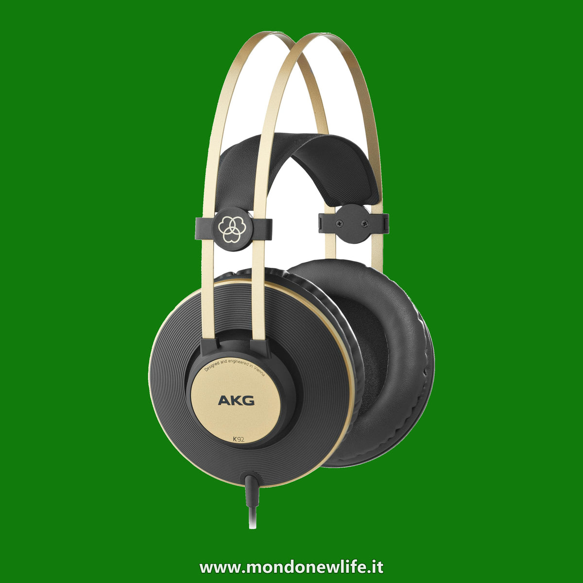 AKG K92 Closed Back Cuffie di Monitoraggio ad Alte Prestazioni a Fascia Chiusa, Grande