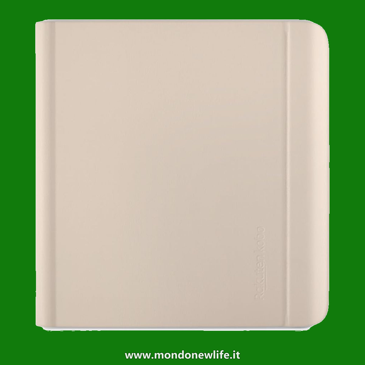 Custodia Notebook SleepCover per Kobo Libra Colour – Beige Sabbia | Tecnologia Standby/Risveglio | Supporto integrato con 2 orientamenti | Pelle sintetica