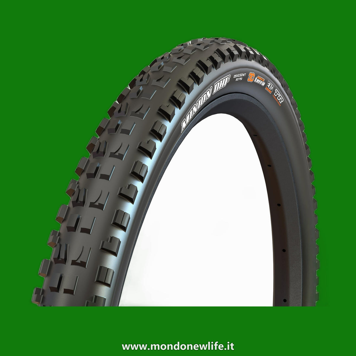Maxxis Unisex - Adulti Minion DHF + TLR pieghevole maturo, nero, 1 taglia